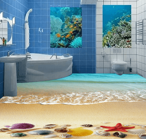 3D Lovely Sea Shell 169 Floor Mural Wallpaper AJ Wallpaper 2