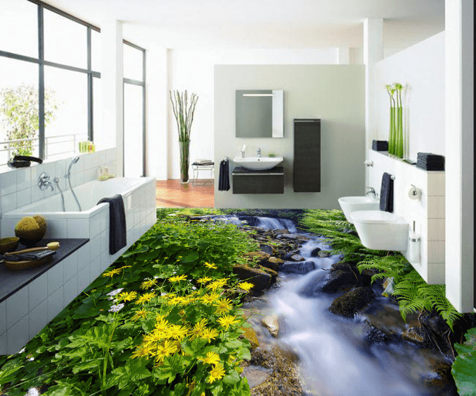 3D Grove 159 Floor Mural Wallpaper AJ Wallpaper 2