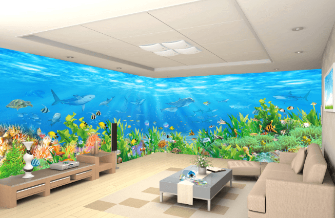 3D Dolphin Bubbles 181 Wallpaper AJ Wallpaper