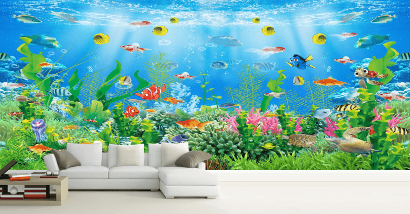 3D Sea Grass Bubble 198 Wallpaper AJ Wallpaper