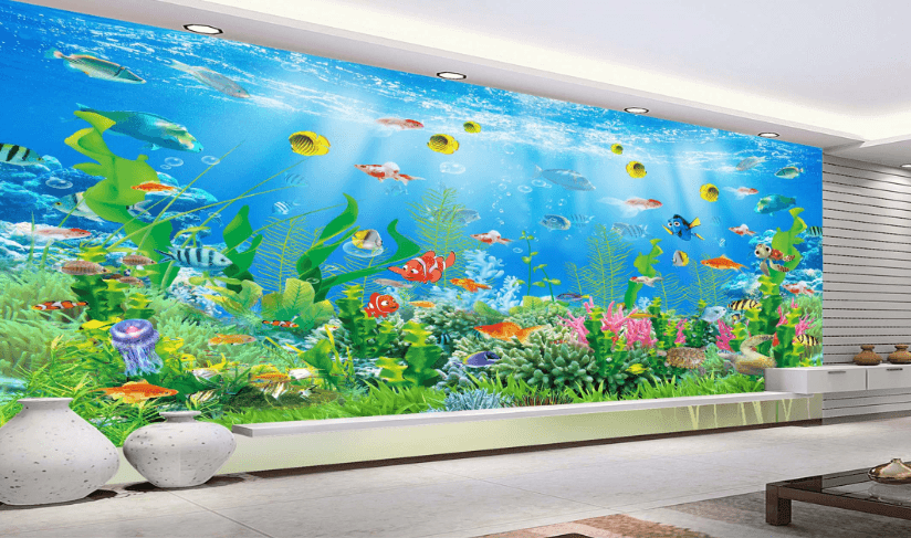 3D Sea Grass Bubble 198 Wallpaper AJ Wallpaper