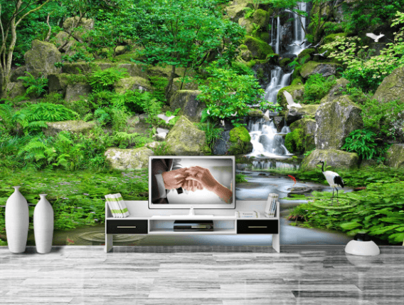 3D Crowned Crane 204 Wallpaper AJ Wallpaper