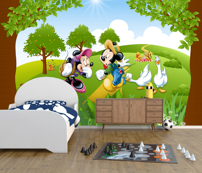 3D Lovely Grassland Animals Wallpaper AJ Wallpaper