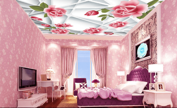 Flower White Wall 053 Wallpaper AJ Wallpaper