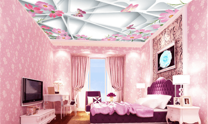 Cross Line Flower 022 Wallpaper AJ Wallpaper