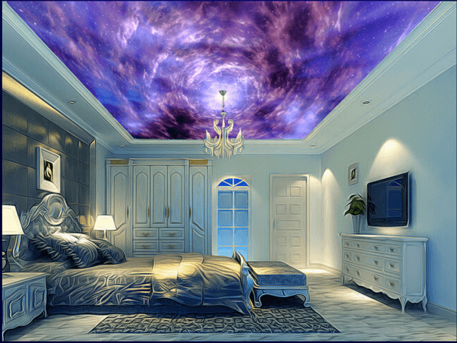 Purple Clouds 001 Wallpaper AJ Wallpaper