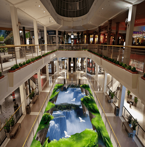 3D Mountain 095 Floor Mural Wallpaper AJ Wallpaper 2