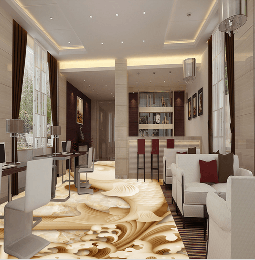 3D Phnom Penh Fish 175 Floor Mural Wallpaper AJ Wallpaper 2