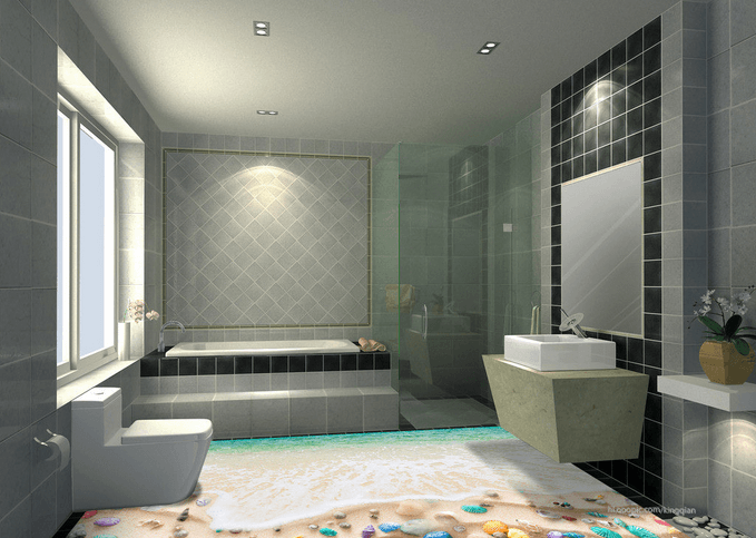 3D White Sand 049 Floor Mural Wallpaper AJ Wallpaper 2