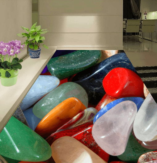 3D Crystal Clear Stone 149 Floor Mural Wallpaper AJ Wallpaper 2