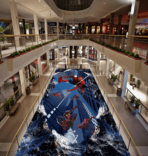 3D Leap 044 Floor Mural Wallpaper AJ Wallpaper 2