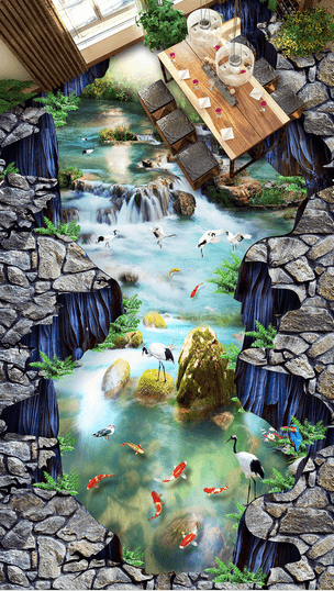 3D Natural Creatures 014 Floor Mural Wallpaper AJ Wallpaper 2
