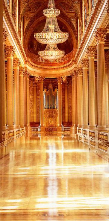 3D golden top church door mural Wallpaper AJ Wallpaper