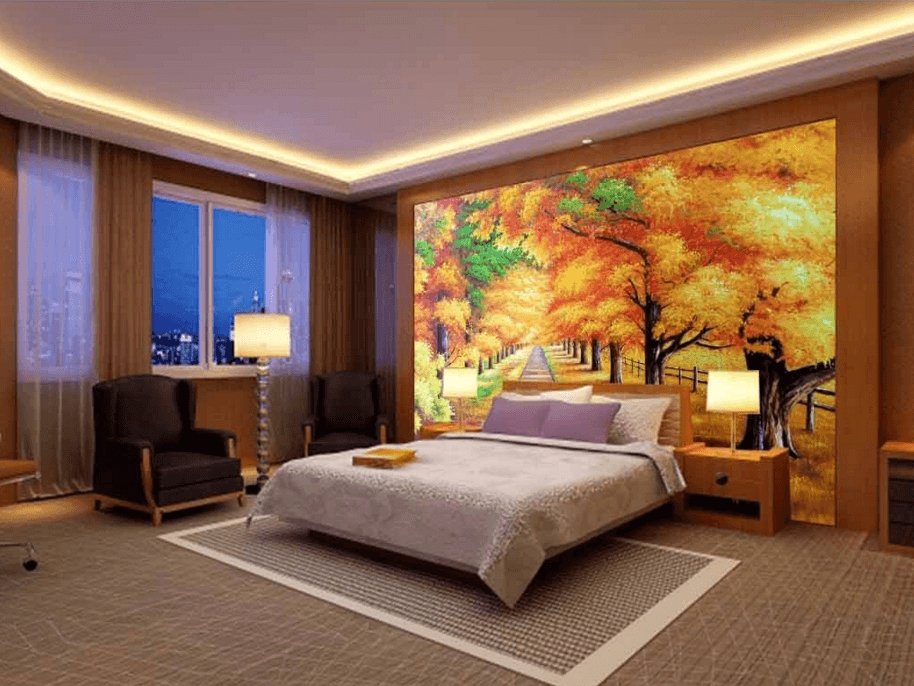 3D Maple Leaf 266 Wallpaper AJ Wallpaper