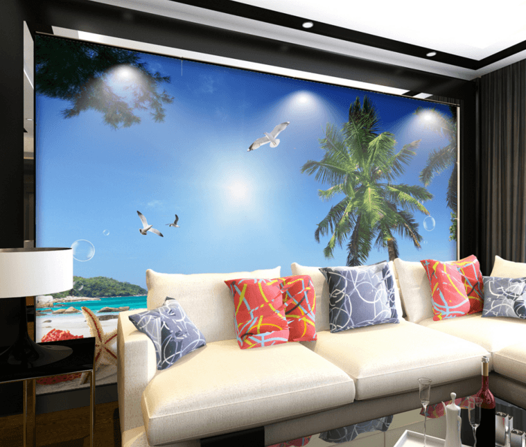 3D Beach Bubbles 260 Wallpaper AJ Wallpaper