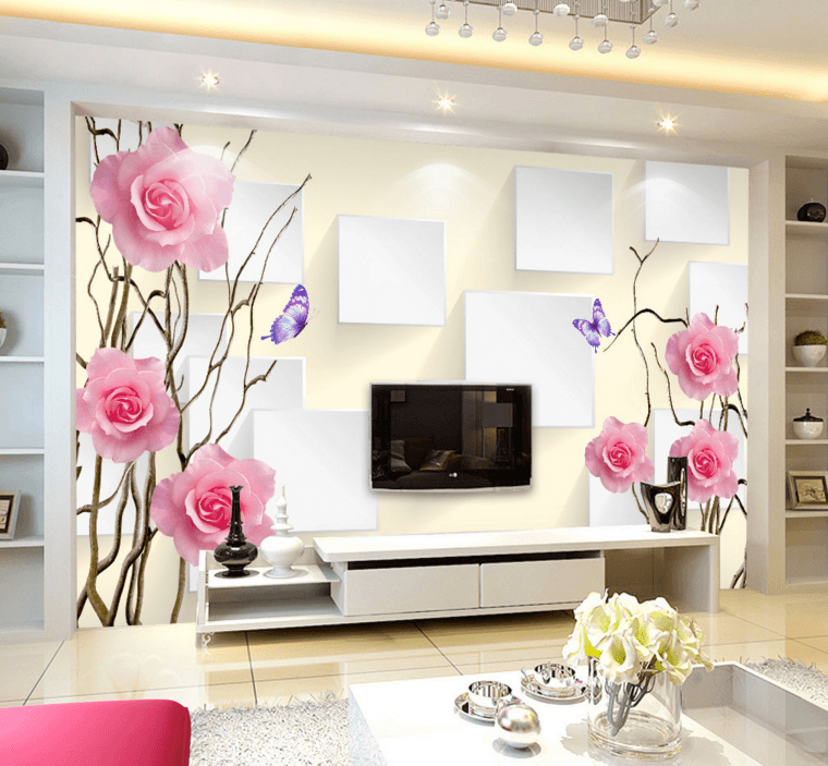 3D Blooming Butterfly 196 Wallpaper AJ Wallpaper