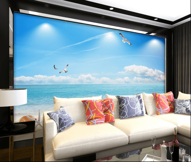 3D Beach Love 190 Wallpaper AJ Wallpaper