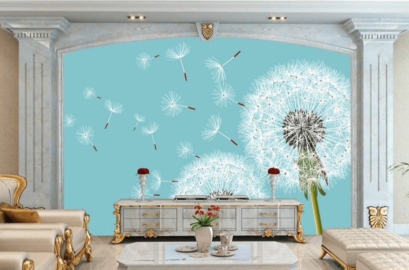 3D Beautiful Dandelion 175 Wallpaper AJ Wallpaper