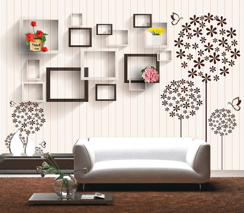3D Placed Vase 176 Wallpaper AJ Wallpaper