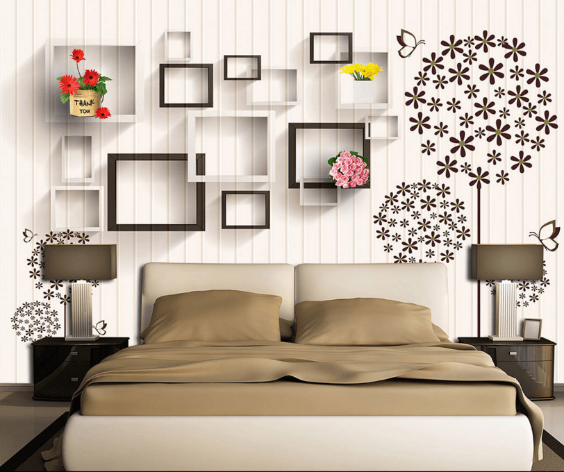 3D Placed Vase 176 Wallpaper AJ Wallpaper