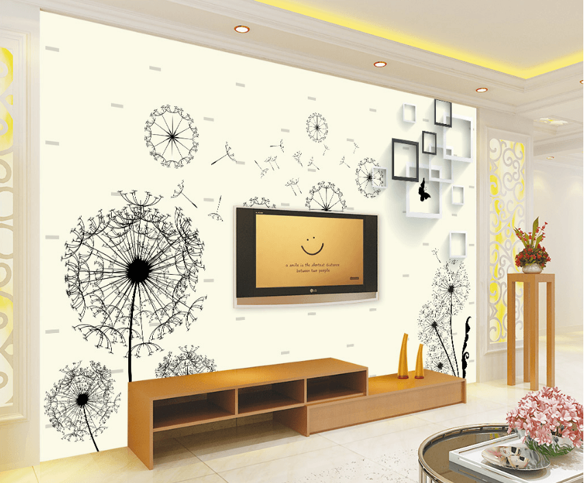 3D Dandelion Fly 139 Wallpaper AJ Wallpaper