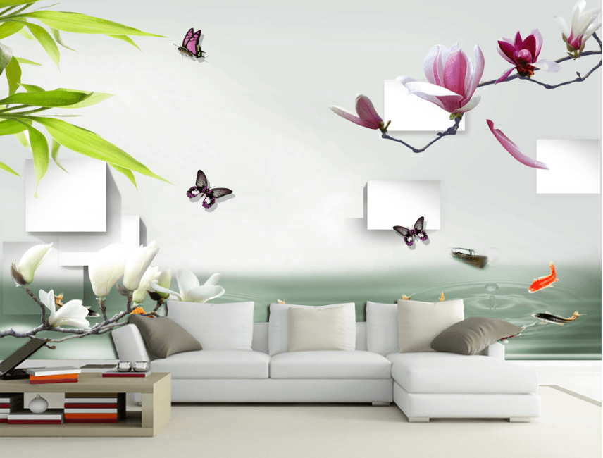 3D Falling Petals 104 Wallpaper AJ Wallpaper