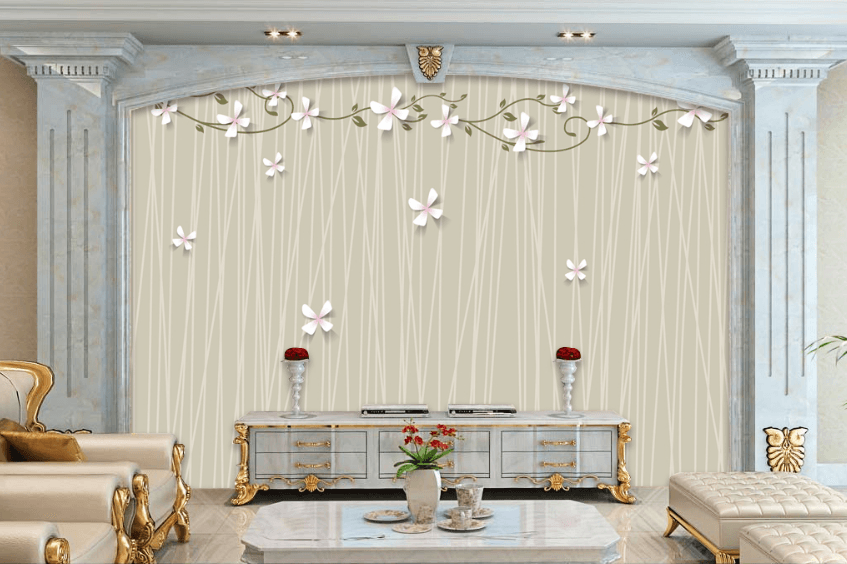 3D Splicing Petals 099 Wallpaper AJ Wallpaper