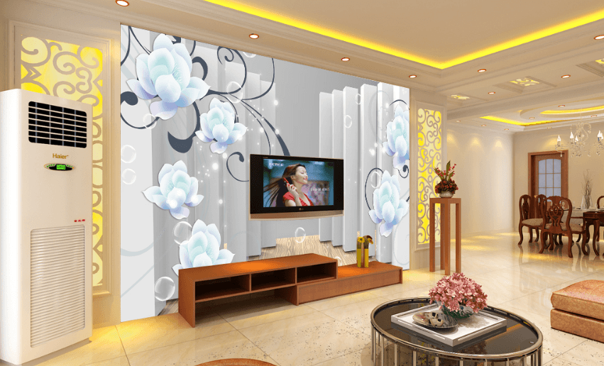 3D Flower Bubble 045 Wallpaper AJ Wallpaper