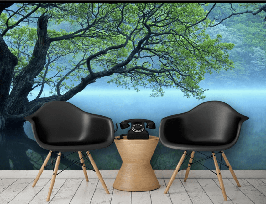 3D Tall Tree 033 Wallpaper AJ Wallpaper