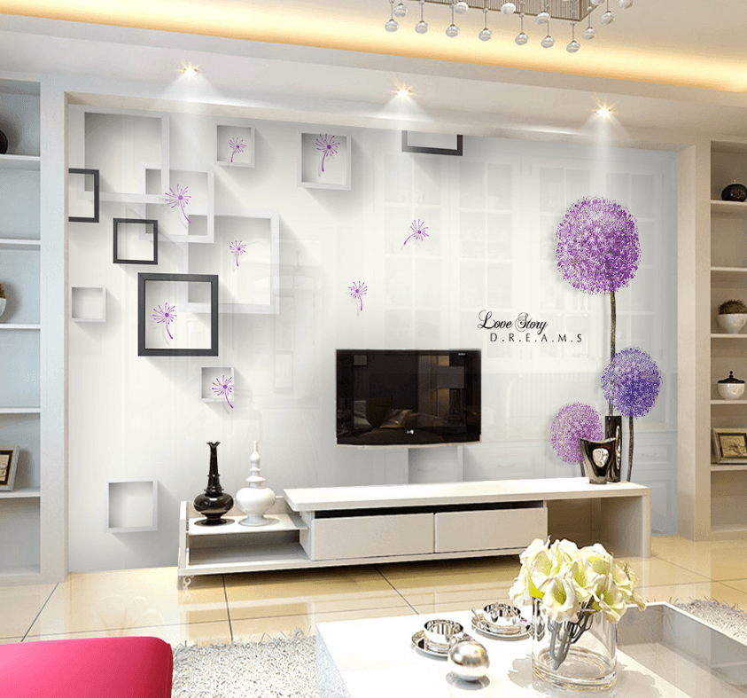 3D Big Dandelion 024 Wallpaper AJ Wallpaper