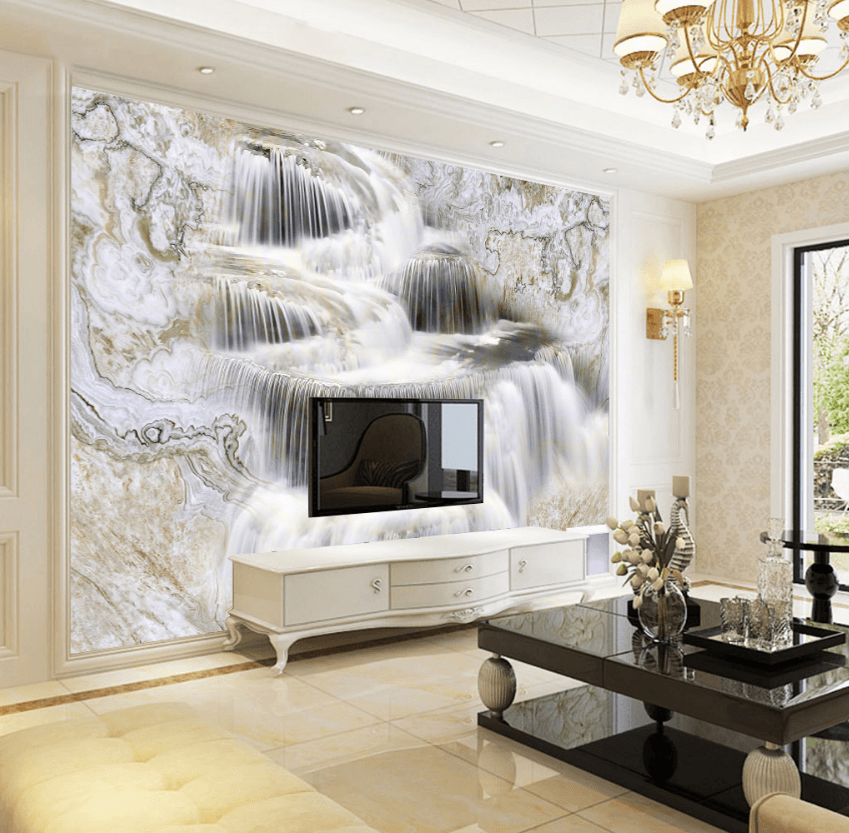 3D Gray River 550 Wallpaper AJ Wallpaper