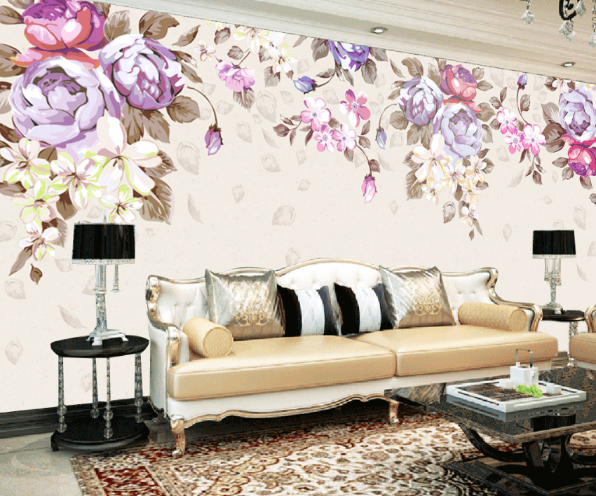 3D Wall Flower 545 Wallpaper AJ Wallpaper