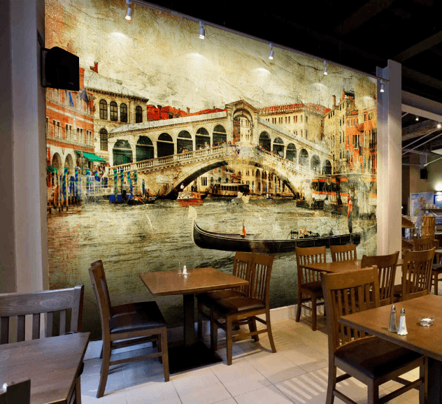 3D Boat Bridge 452 Wallpaper AJ Wallpaper