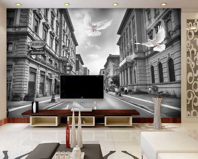 3D Street Pigeon 451 Wallpaper AJ Wallpaper