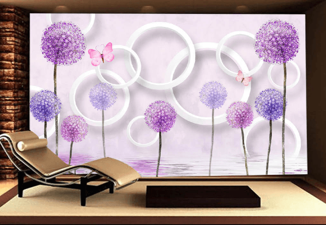 3D Butterfly Grass 448 Wallpaper AJ Wallpaper