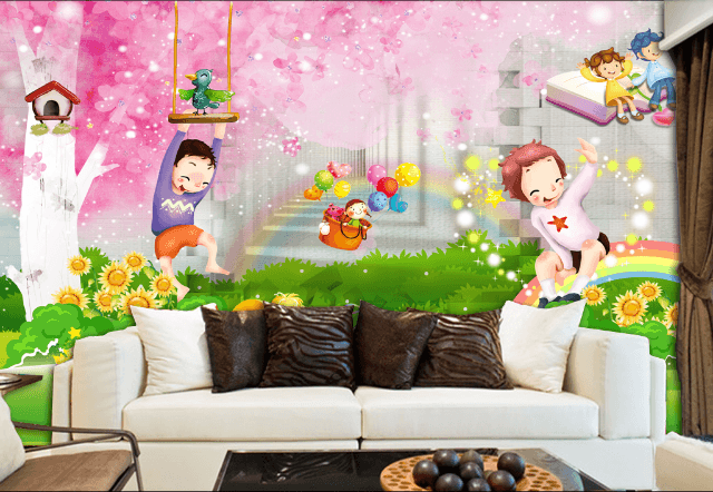 3D Rainbow Stars 441 Wallpaper AJ Wallpaper