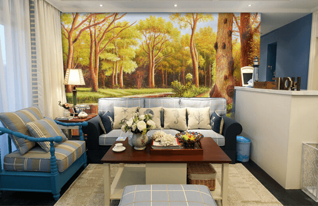 3D Maple Forest 397 Wallpaper AJ Wallpaper