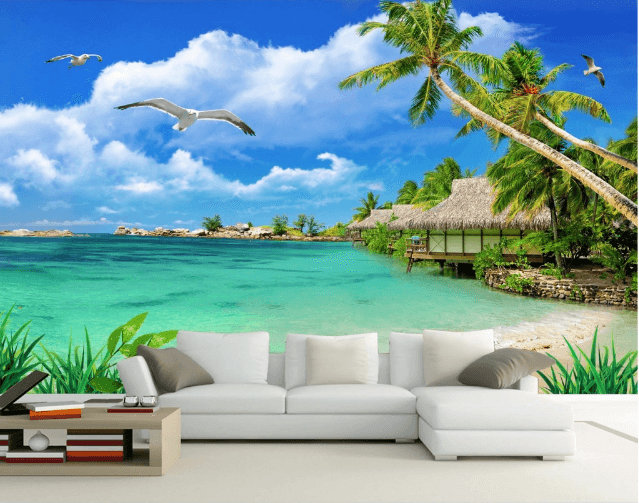 3D Grass House 392 Wallpaper AJ Wallpaper