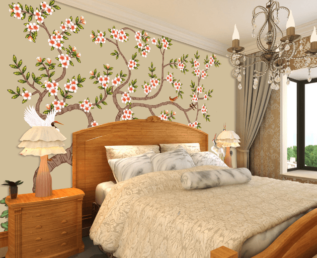 3D Crowned Crane 374 Wallpaper AJ Wallpaper