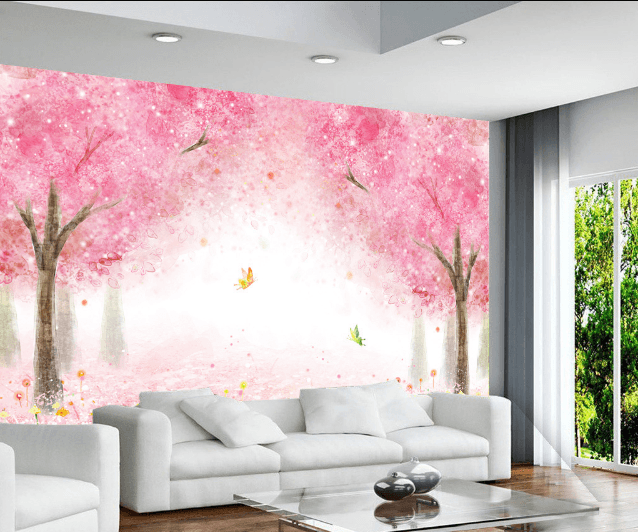 3D Tree Butterfly 355 Wallpaper AJ Wallpaper