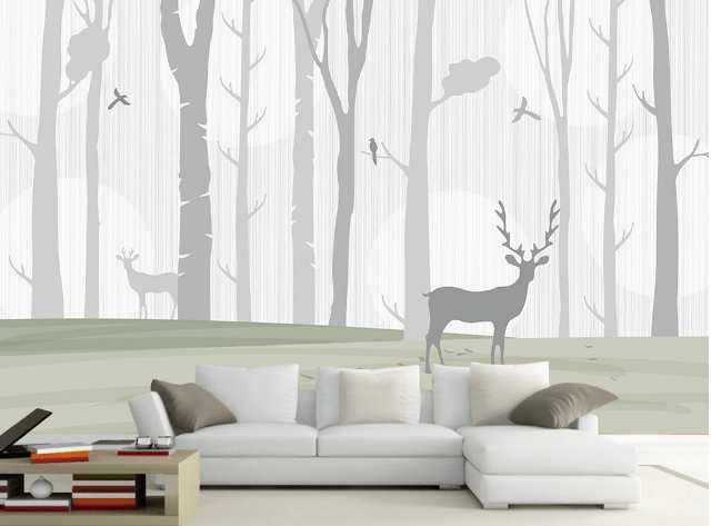 3D Small Deer 331 Wallpaper AJ Wallpaper