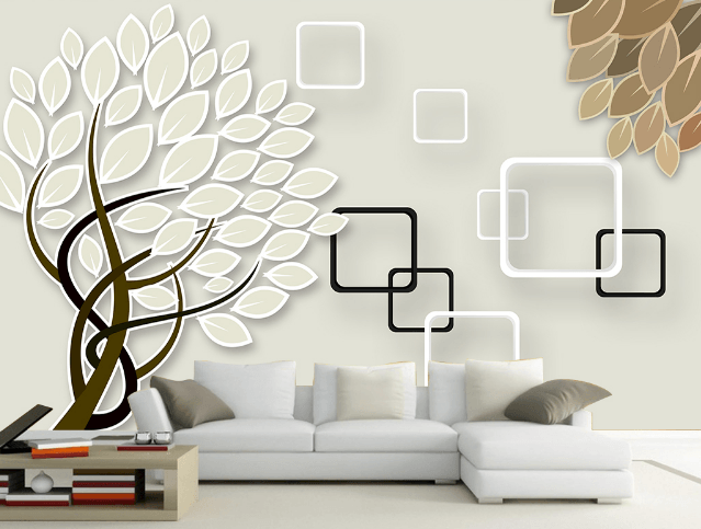 3D Tree Leaves 329 Wallpaper AJ Wallpaper