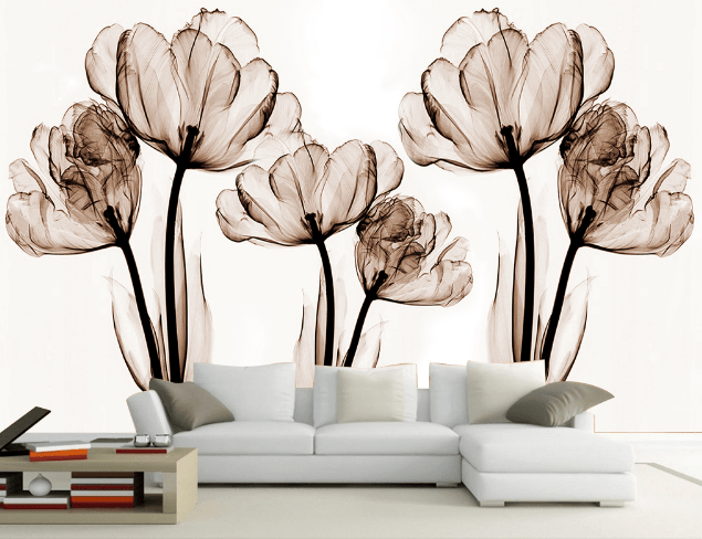 3D Transparent Flower 328 Wallpaper AJ Wallpaper