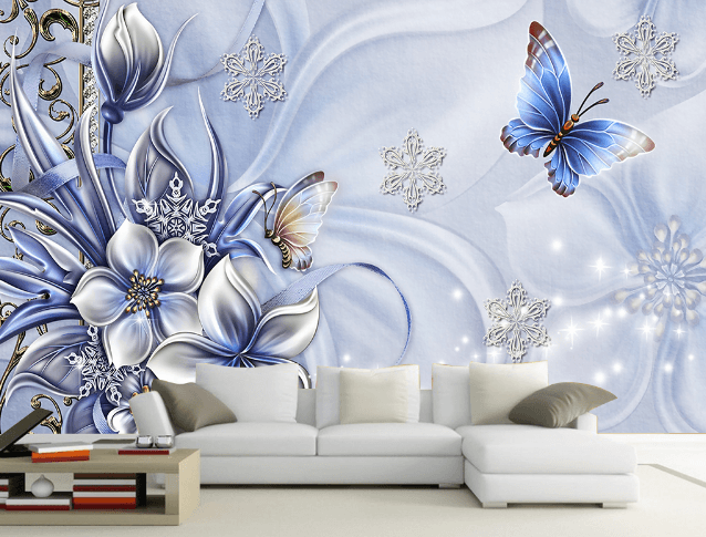 3D Pretty Butterfly 325 Wallpaper AJ Wallpaper