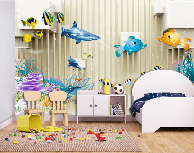 3D Cute Fish 294 Wallpaper AJ Wallpaper