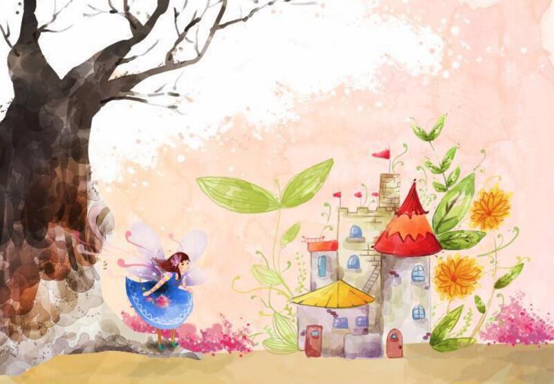 3D Lovely Elf Castle 844 Curtains Drapes Wallpaper AJ Wallpaper