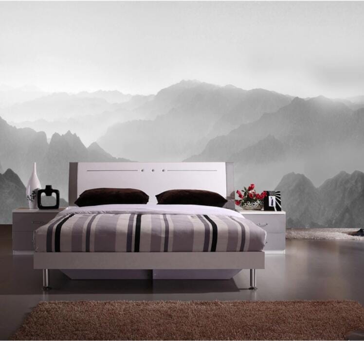 3D Misty Mountain WC884 Wall Murals Wallpaper AJ Wallpaper 2