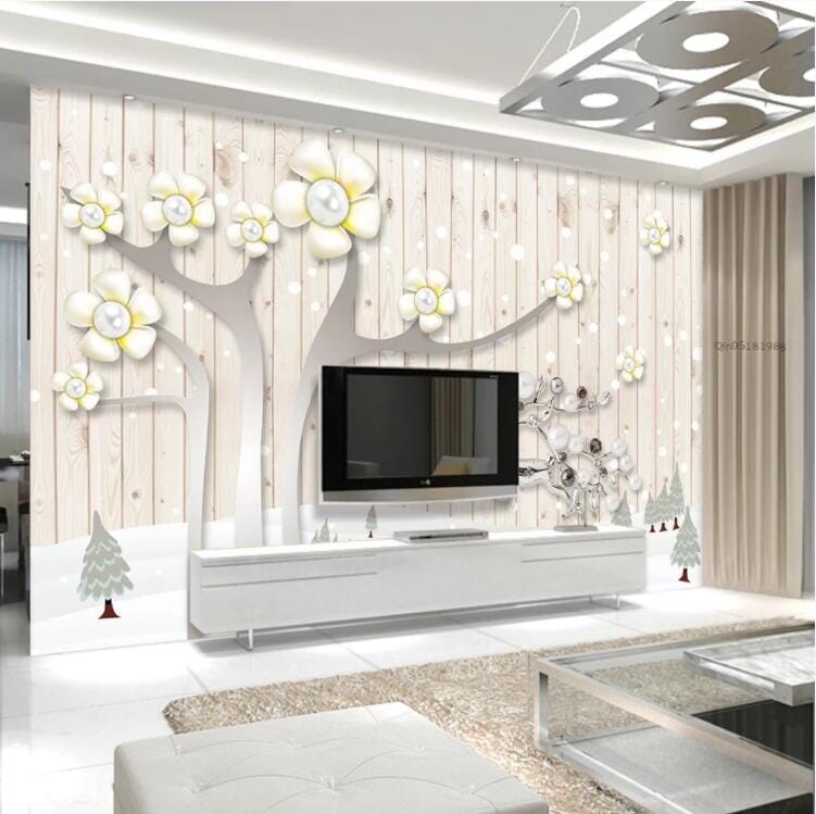 3D Silver Deer WC781 Wall Murals Wallpaper AJ Wallpaper 2