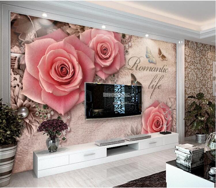 3D Color Butterfly WC295 Wall Murals Wallpaper AJ Wallpaper 2