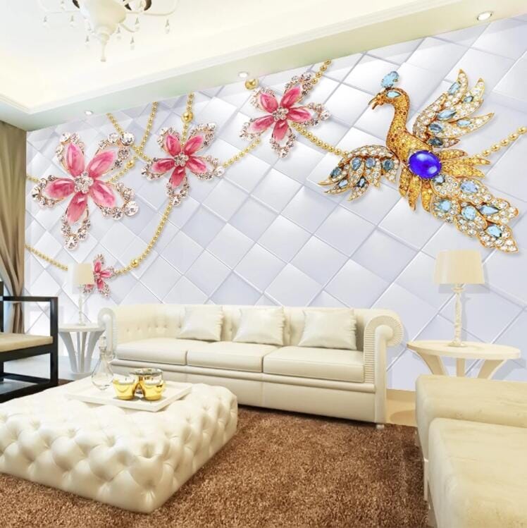 3D Phoenix Diamond WC779 Wall Murals Wallpaper AJ Wallpaper 2
